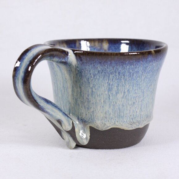 Handmade ceramic pottery mug with delicious drippy glaze - Picture 1 of 10